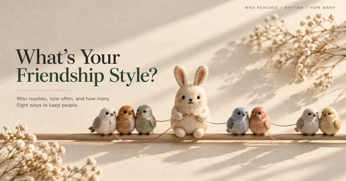 What's Your Friendship Style?