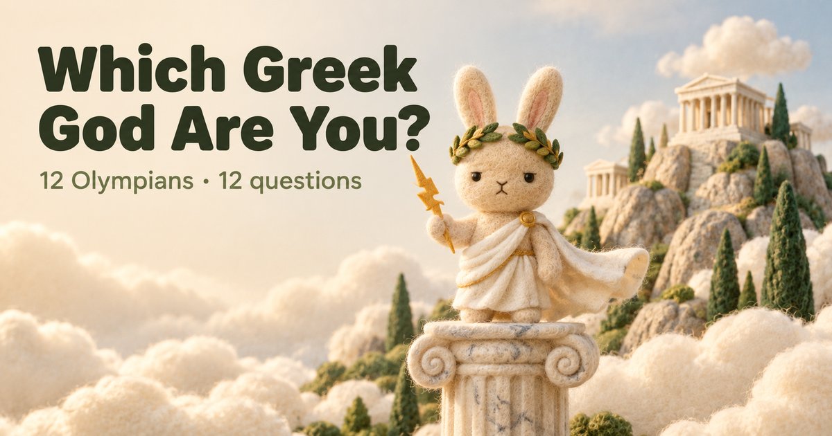 Which Greek God or Goddess Are You?