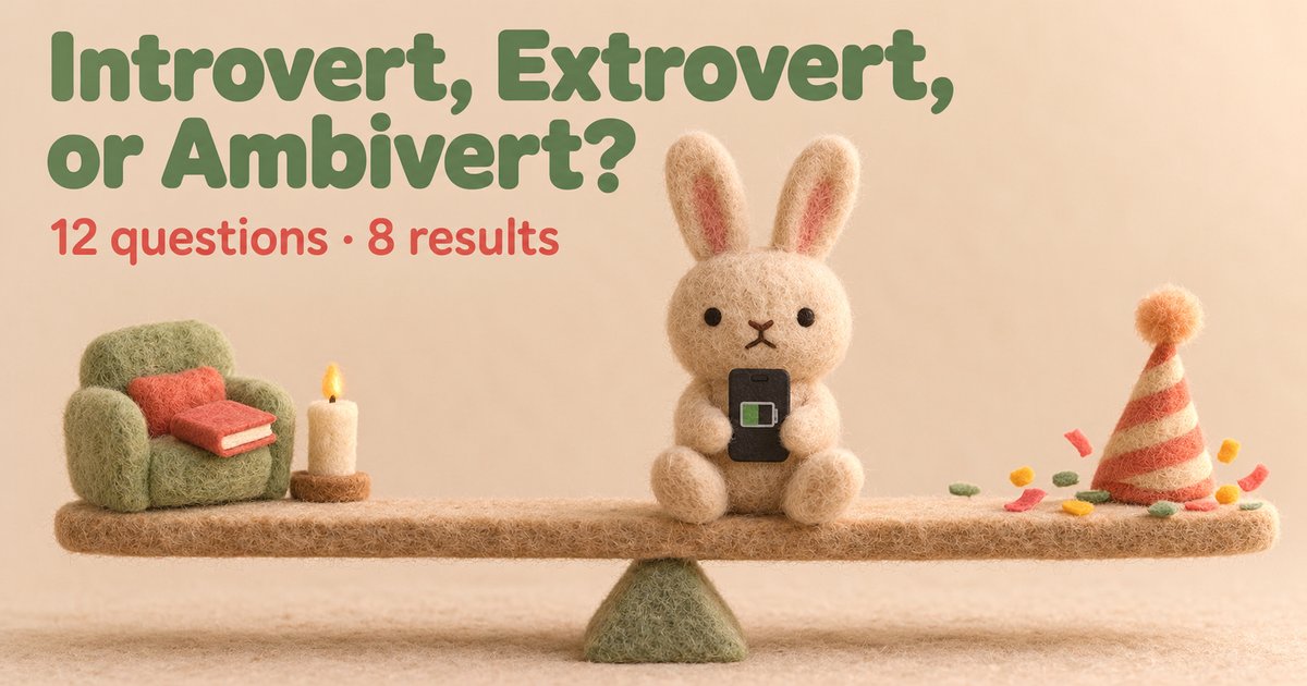 Am I an Introvert, Extrovert, or Ambivert?